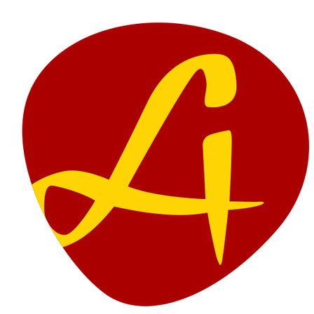 Ein roter Kreis enthält einen gelben Buchstaben 'A' mit einer diagonalen Linie, die einen stilisierten Buchstaben 'i' bildet.