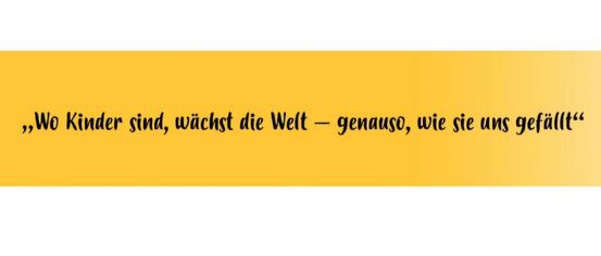 A yellow background displays a quote in black: The world is exactly how it appears to us.