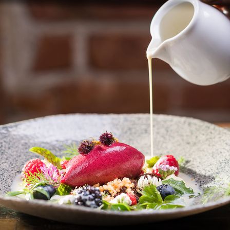 Food, Food Presentation, Cooking, Pouring Food, Plate