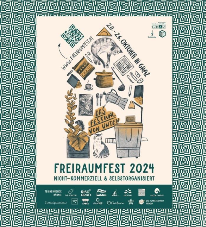 Bild enthält, Advertisement, Poster, QR Code, Person, Animal, Cat, Mammal, Pet