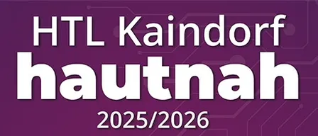 Ein Plakat, das verschiedene Veranstaltungen für das Schuljahr 2025/2026 ankündigt. Zu den Veranstaltungen gehören eine Online-Elterninformationsveranstaltung, ein Youngsters-Workshop, ein Tag der offenen Tür und Mittelschulworkshops.