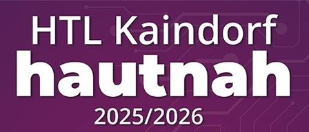 Ein Plakat, das verschiedene Veranstaltungen für das Schuljahr 2025/2026 ankündigt. Zu den Veranstaltungen gehören eine Online-Elterninformationsveranstaltung, ein Youngsters-Workshop, ein Tag der offenen Tür und Mittelschulworkshops.