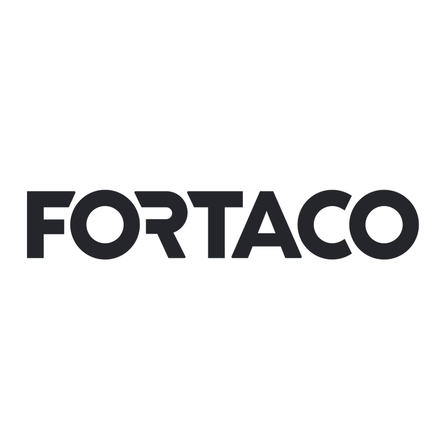 Schwarzes FORTA-Logo in Großbuchstaben auf weißem Hintergrund.
