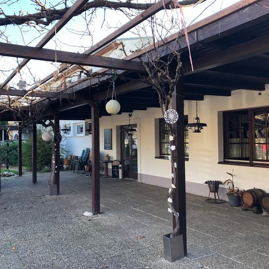 House, Housing, Porch, Floor, Patio, Interior Design, Pergola, Chair, Portico, Plant