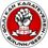 Brunner GOJU KAN Karateverein-Logo. Ein rundes Emblem mit einer geballten Faust in der Mitte, umgeben von dem Text 'Judokan Karateverein' in Schwarz. Der Hintergrund ist rot und unten an der Faust befindet sich ein weißes Band mit rotem Text.