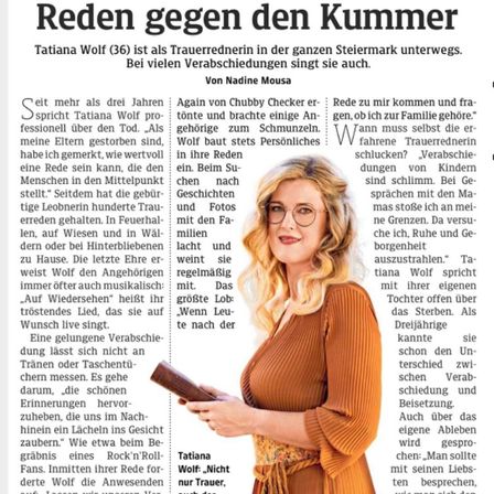 Steirerin des Tages - Kleine Zeitung 2024 Tatiana Wolf 