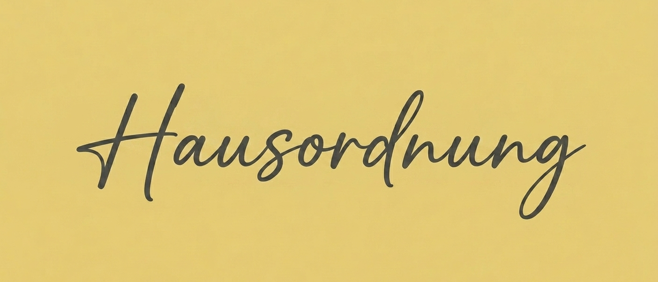 Das Wort 'fausortnum' ist in Schwarz auf einem gelben Hintergrund handgeschrieben. Es ist schräg und scheint Teil eines größeren Textes zu sein.