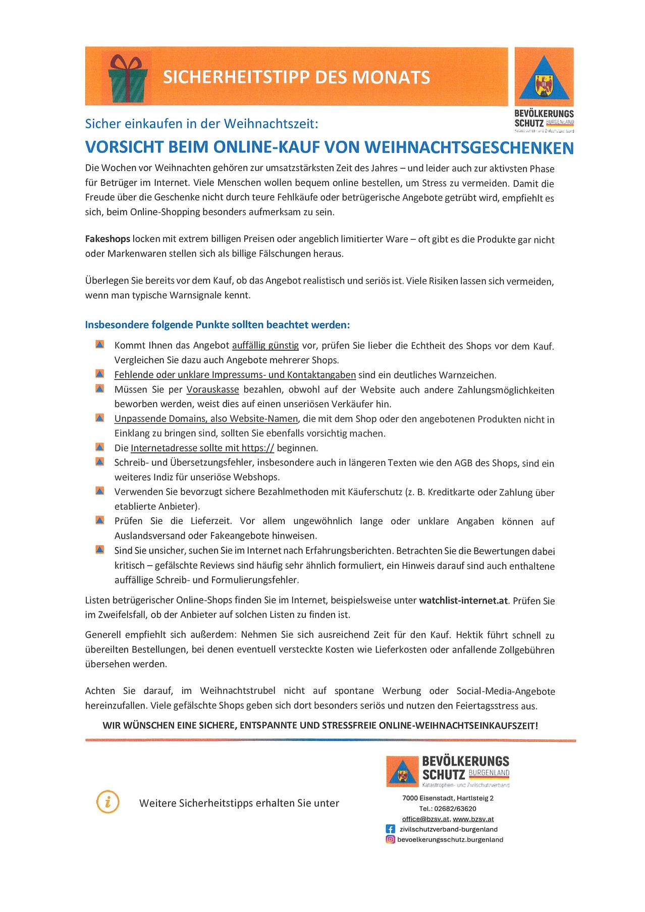 Wochen vor Weihnachten gehören zur umsatzstärksten Zeit des Jahres - und leider auch zur aktivsten Phase für Betreiber im Internet. Viele Menschen wollen bequem online bestellen, um Stress zu vermeiden. Damit die Freude über die Geschenke nicht durch teure Fehlkäufe oder betrügerische Angebote getrübt wird, empfiehlt es sich, beim Online-Shopping besonders aufmerksam zu sein.