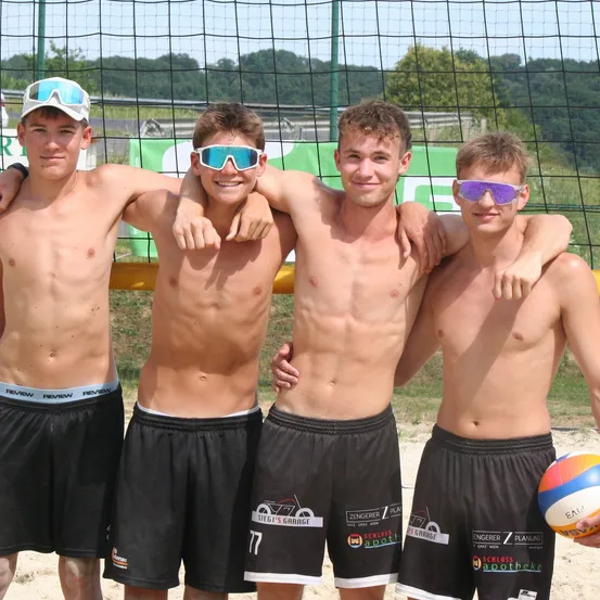 Die beiden Teams im Finale Trummer/Trummer li & Stranzl/Holzerbauer