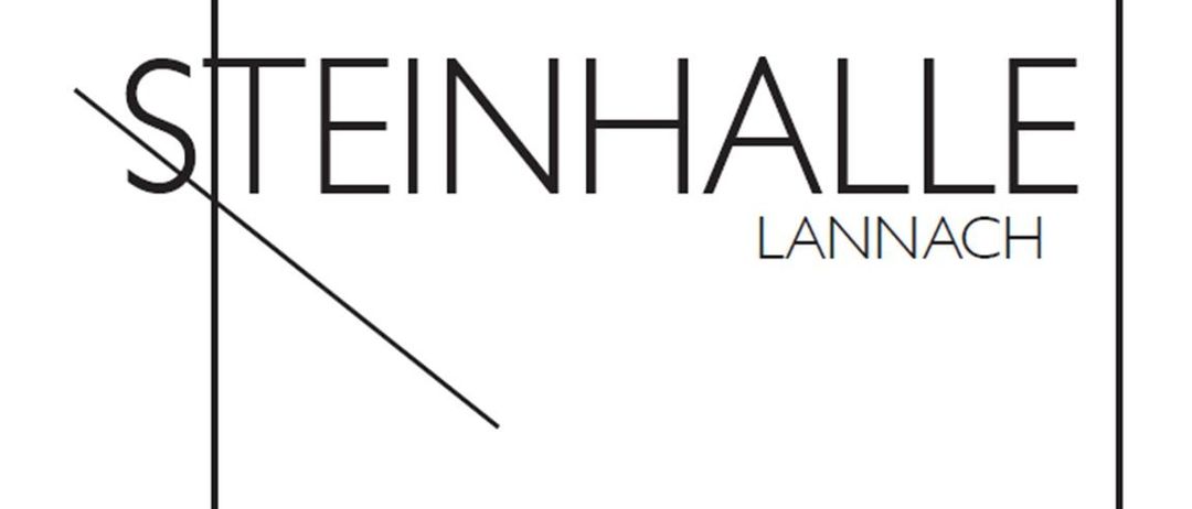 Ein quadratisches Logo mit dem Wort Steinhalli in fetten, großgeschriebenen Buchstaben. Darunter steht das Wort Lannach in kleinerer Schrift.