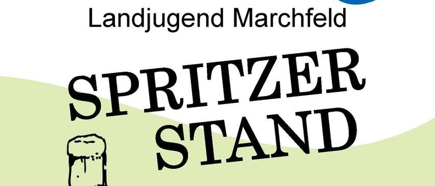 Eine Werbung für die Spritzer Stand Veranstaltung am 28. August 2026 um 17:00 Uhr. Die Veranstaltung findet in der Florianigasse 1, 2232 Aderklaa statt. Die Veranstaltung bietet verschiedene Spritzer, Brot und Musik.