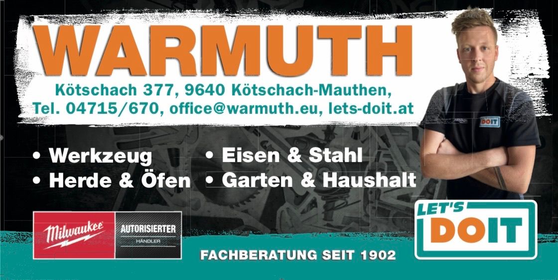 Warmuth, a professional tool provider, located in Austria since 1902, offers a wide range of products including iron and steel, garden and household items.