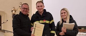 Image contains, Adult, Male, Man, Person, Clothing, Coat, Glasses, Officer, Hoodie, Fireman