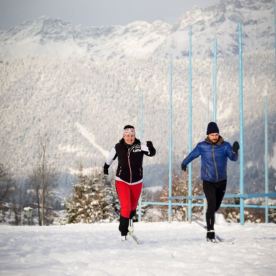 Person, Adult, Male, Man, Jacket, Nature, Outdoors, Piste, Shoe, Running