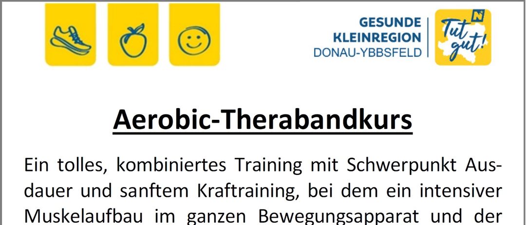 Ein tolles, kombiniertes Training mit Schwerpunkt Ausdauer und sanftem Krafttraining, bei dem ein intensiver Muskelaufbau im ganzen Bewegungsapparat und der Spaßfaktor nicht zu kurz kommen. Besonderes Augenmerk wird auch auf die richtige Entspannung der Wirbelsäule und des gesamten Bewegungsapparates gelegt. Ort: Blindenmarkt Berufsschul-Turnsaal, Lindenstraße 18. Wann: Montags 19:10 bis 20:00 Uhr im Zeitraum vom 22. Sept. bis 24. Nov. 2025, gesamt 10 Einheiten. Preis: €69 für 10 Einheiten, bereits gefördert durch die „Gesunde Kleinregion Donau-Ybbsfeld“