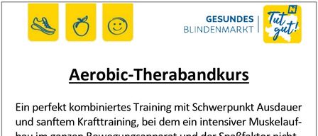 Combined training focusing on endurance and gentle strength training. Emphasis on muscle development and relaxation of the spine. Duration: 50 minutes. Location: Volksschul-Turnsaal, Lindenstraße 18. When: Mondays from 26.1.2026, 19:10 to 20:00. Price: 10 sessions for €77, subsidized by the 'Gesunde Gemeinde Blindenmarkt'. Participants from neighboring communities welcome. Bring: sturdy shoes, mat, medium-strength resistance band. Contact: Gerlinde Rodi.