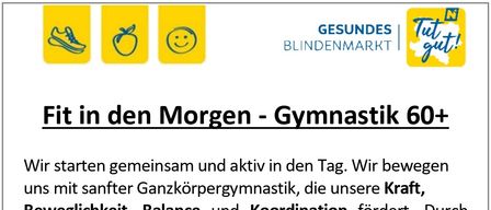 Begin together and actively in the mornings. We engage in gentle full-body gymnastics to strengthen our strength, mobility, balance, and coordination. Through light exercises and small relaxation elements, we enhance our well-being and fitness.