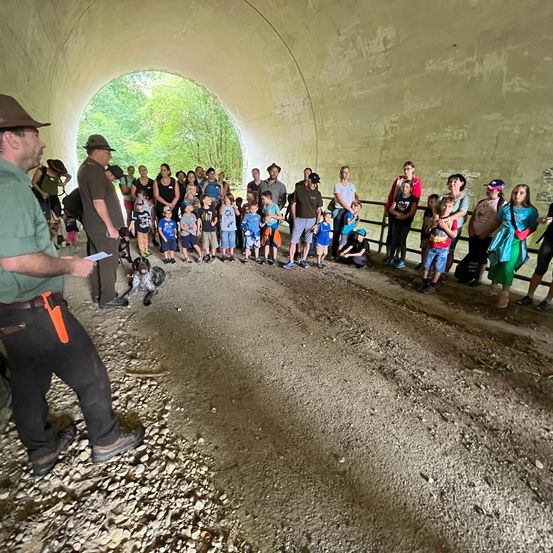 Bild enthält, Adult, Female, Person, Woman, Urban, Male, Man, City, Street, Tunnel