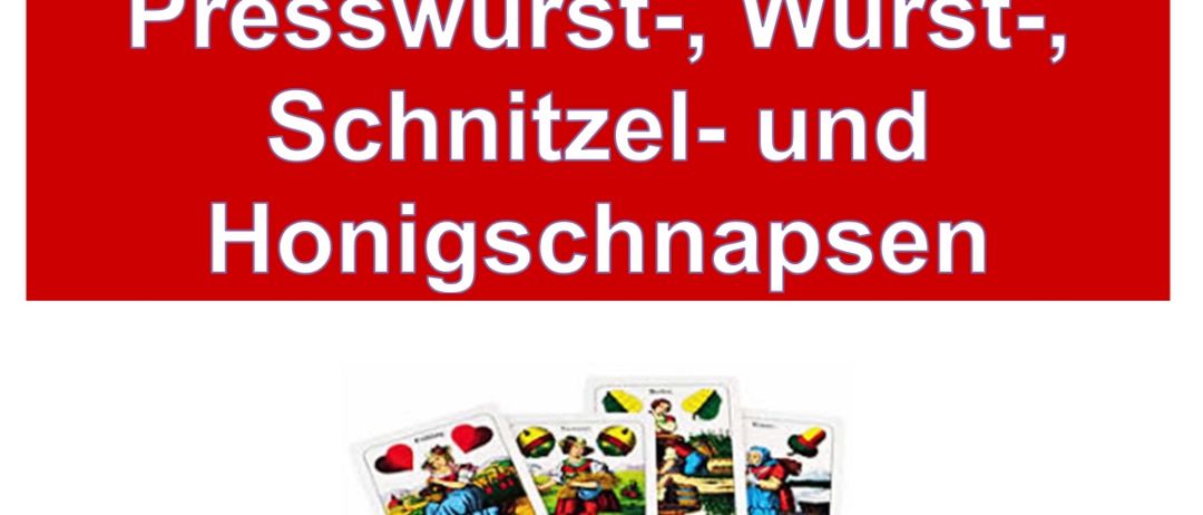 Eine Werbung fur Presswurst, Wurst, Schnitzel und Honigschnapsen im Gasthaus Herzog in Guttenbach am 7. November 2025.