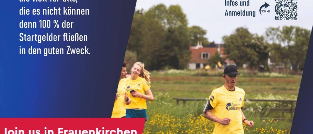 Mach mit beim Wings for Life World Run in Frauenkirchen am 10. Mai 2026 um 13.00 Uhr. Ganz ohne Leistungsdruck! Ob laufend oder gehend, sei dabei und bewege die Welt für alle, die es nicht können. Denn 100% der Startgelder fließt in den guten Zweck.