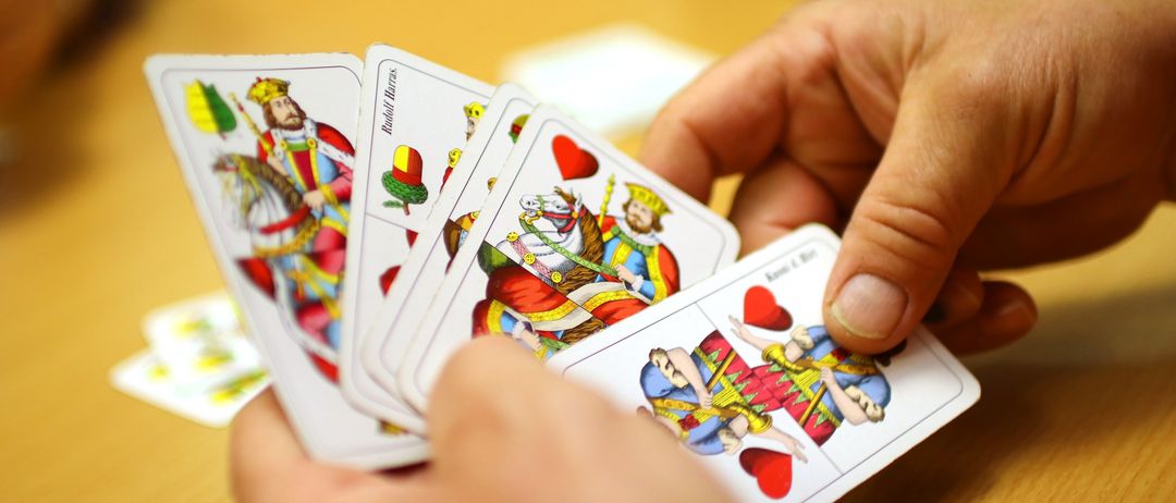 Body Part, Hand, Person, Game, Gambling, Face, Head, Shuffling Cards