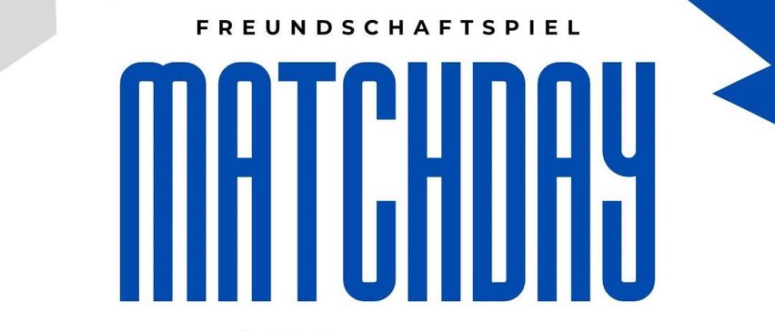 Plakat für ein Fußball-Matchday-Event am 28. Juli 2026 mit USV Burgauberg gegen SV Buch/Magdalena. Das Spiel ist für Dienstag um 19:00 Uhr geplant.