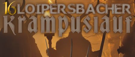 Horrorposter mit einer Hand in einer Handschuh mit scharfen Krallen. Der Text lautet 'A Nightmare on Main Street'. Die Zeit ist '17 Uhr'. Ein Schattenriss einer Person, die eine Fackel hält, befindet sich hinter der Hand.