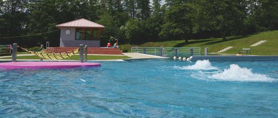 Hotel, Resort, Nature, Outdoors, Scenery, Pool, Water, Swimming Pool, Person, Grass