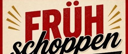 Ein Werbeplakat für Frühschopppen bei SC Mariasdorf. Das Plakat zeigt ein Schlosslogo, ein Datum vom 14.05.2026 und erwähnt die Musiker Lesser Christian und Don Gold Alexander.