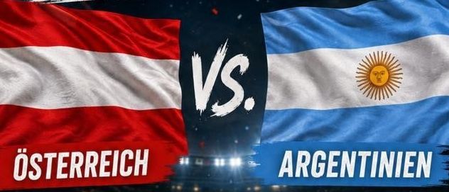 Öffentliche Übertragung des Fußballspiels Österreich gegen Argentinien. Datum: 22.06.2026, 18 Uhr. Ort: Sportplatz Grafenschachen.