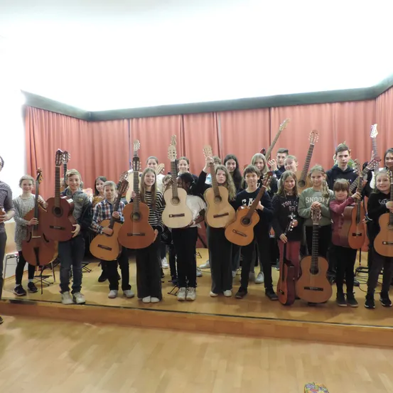 Group Performance, Music, Music Band, Musician, Performer, Person, Shoe, Glasses, Guitar, Indoors