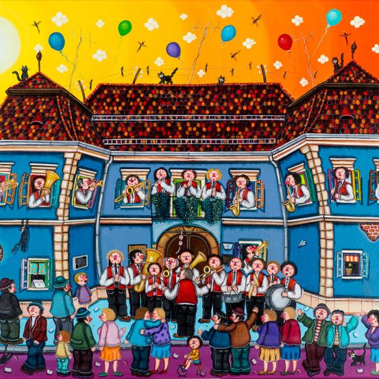 Bild enthält, People, Person, Art, Painting, Face, Head, Book, Comics