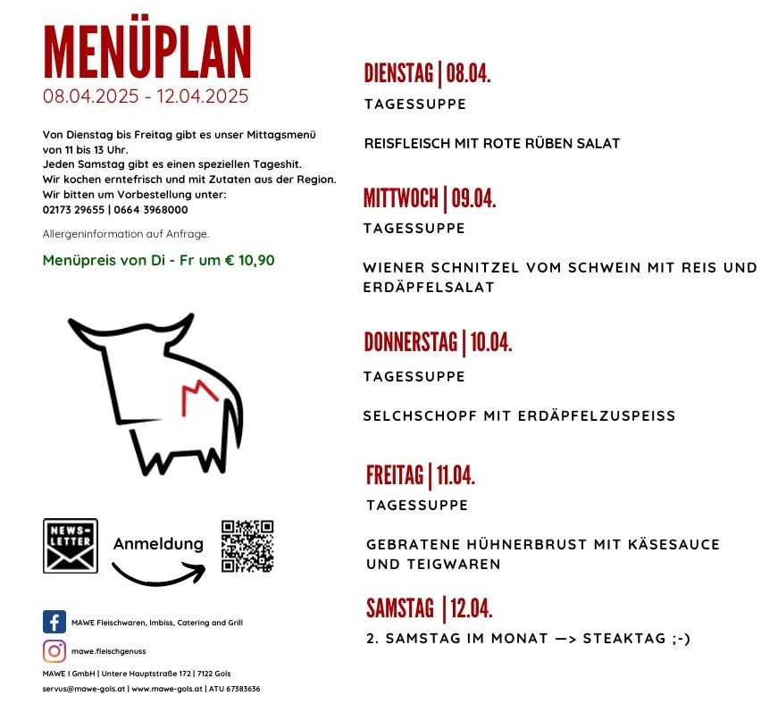 Bild enthält, Text, Advertisement, Poster, QR Code, Menu