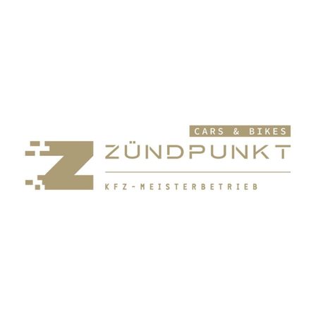 Zundpunkt-Logo, mit einem stilisierten Buchstaben 'Z' und dem Text 'Cars & Bikes' darüber, gefolgt von 'KFZ-MEISTERBETRIEB'.