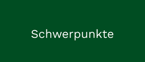 Das Bild zeigt einen dunkelgrünen Hintergrund mit dem Wort 'Schwerpunkte' in weißem Text. Der Text ist zentriert und verwendet eine fette, serifenlose Schrift. Es gibt keine anderen Objekte oder Texte im Bild.