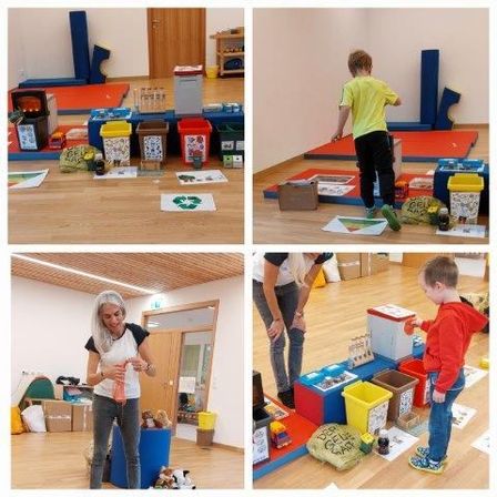 Bild enthält, Kindergarten, Floor, Flooring, Boy, Child, Male, Person, Play Area, Adult, Woman