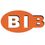 An orange oval logo with the letters 'BIB' in white font on a white background. The letters are bold and slightly curved, giving a playful and friendly impression.