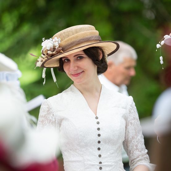 Lady, Person, Clothing, Hat, Adult, Female, Woman, Bride, Sun Hat, Face
