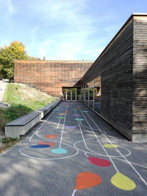 City, Road, Street, Urban, Tarmac, Play Area, Architecture, Building, Outdoors, Running Track