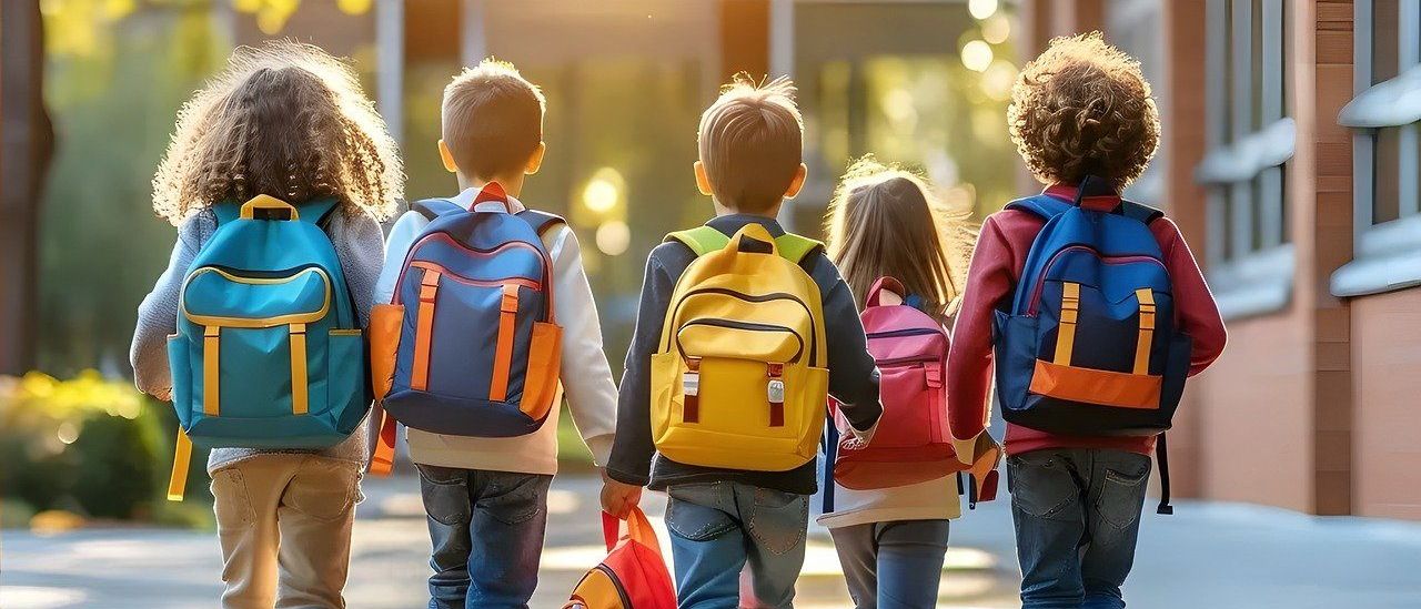 Bild enthält, Boy, Child, Male, Person, Female, Girl, Walking, Bag