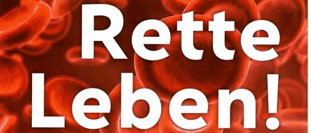 Poster for a blood donation event in a community hall on September 13, 2026, from 9:00 AM to 12:00 PM. It features red blood cells and emphasizes the life-saving potential of blood donation.