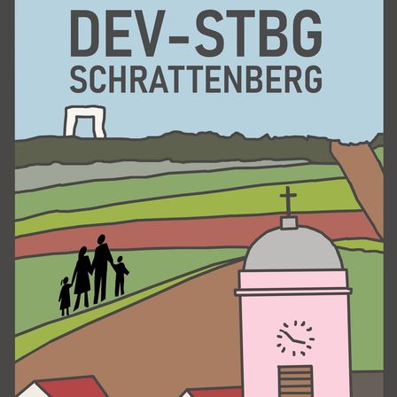 Bild enthält, Advertisement, Poster, Architecture, Building, Clock Tower, Tower, Person, Book, Publication, Outdoors