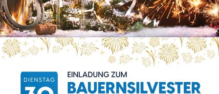 Feiern Sie den Jahreswechsel mit dem Bauernsilvester der FPO Wendorf im Kulturheim Cafe, Erzherzog-Johann-Strasse 3, 8402 Wendorf. Beginn: 18.00 Uhr. Essen und Getränke sind vorhanden.