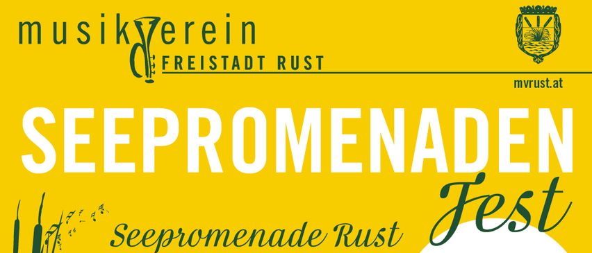 Der Musikverein in Freistadt Rust veranstaltet das Seepromenaden Fest am 7. und 8. Juni 2025. Der Veranstaltungsort ist der alte Stadtplatz von Freistadt Rust. Der Eintritt ist frei.