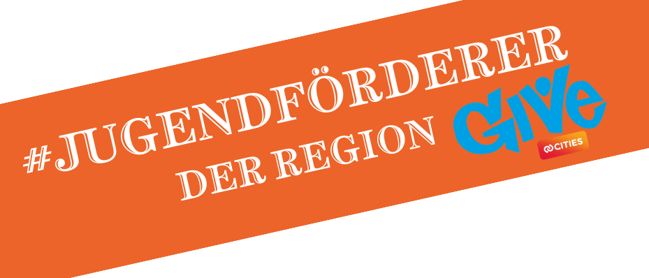 Plakat für die Jugendinitiative der Region, mit Logos teilnehmender Unternehmen und einem Aufruf, den Betrieb kennenzulernen und täglich Punkte zu sammeln. Enthält Logos von Unternehmen wie Autohaus Jarnig, EP Hus und anderen.