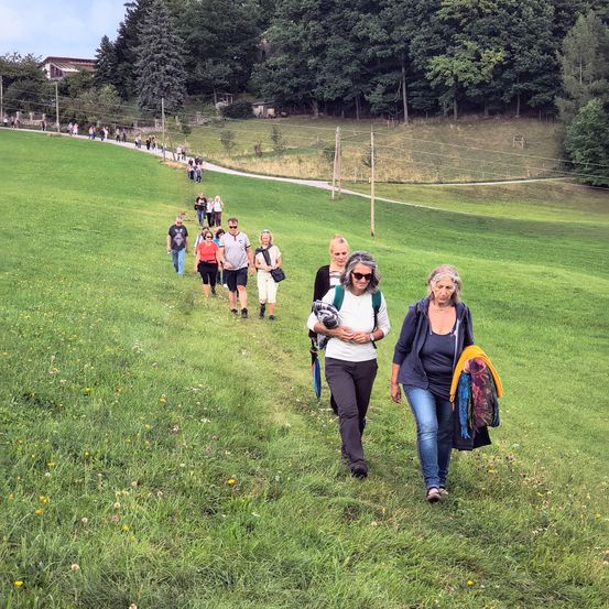Unser Besucher auf Wanderschaft