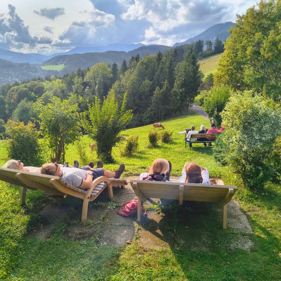 Relaxen und zuhören 