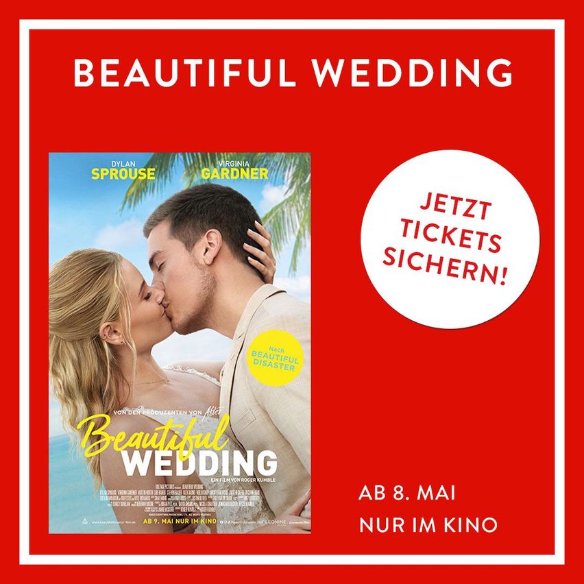 Bild enthält, Advertisement, Poster, Publication, Adult, Bride, Female, Person, Woman, Kissing, Romantic