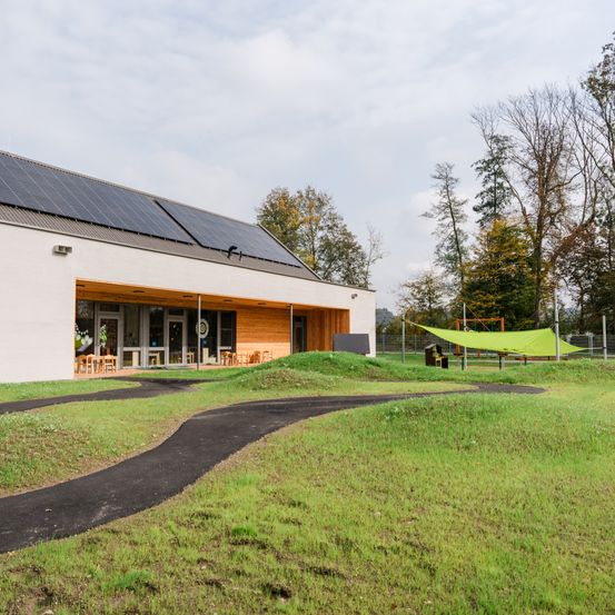 Grass, Plant, Architecture, Building, Outdoors, Shelter, Lawn, Housing, Hotel