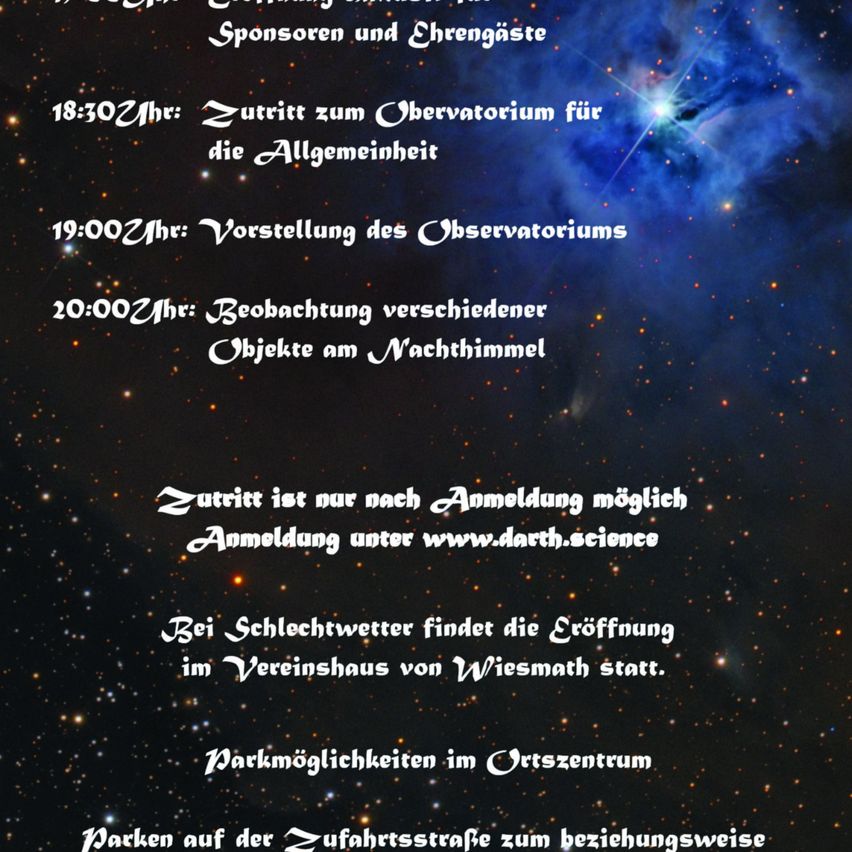 Bild enthält, Nature, Night, Outdoors, Astronomy, Nebula, Outer Space, Text, Menu